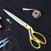 Tailor's Scissors For Fabric, Stainless Steel Professional Sewing Scissors, Needle Work Cutting Scissors, Dressmaker Shears Stainless Steel Scissors, Vintage High Quality Leather Fabric Cutter